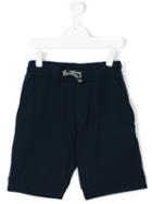 Paolo Pecora Kids - Casual Shorts - Kids - Cotton/spandex/elastane - 8 Yrs, Blue