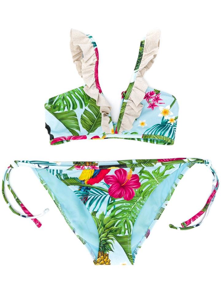 Mc2 Saint Barth Kids Rudy Bikini - Blue