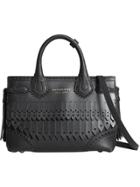 Burberry The Small Banner With Brogue Detail - Black