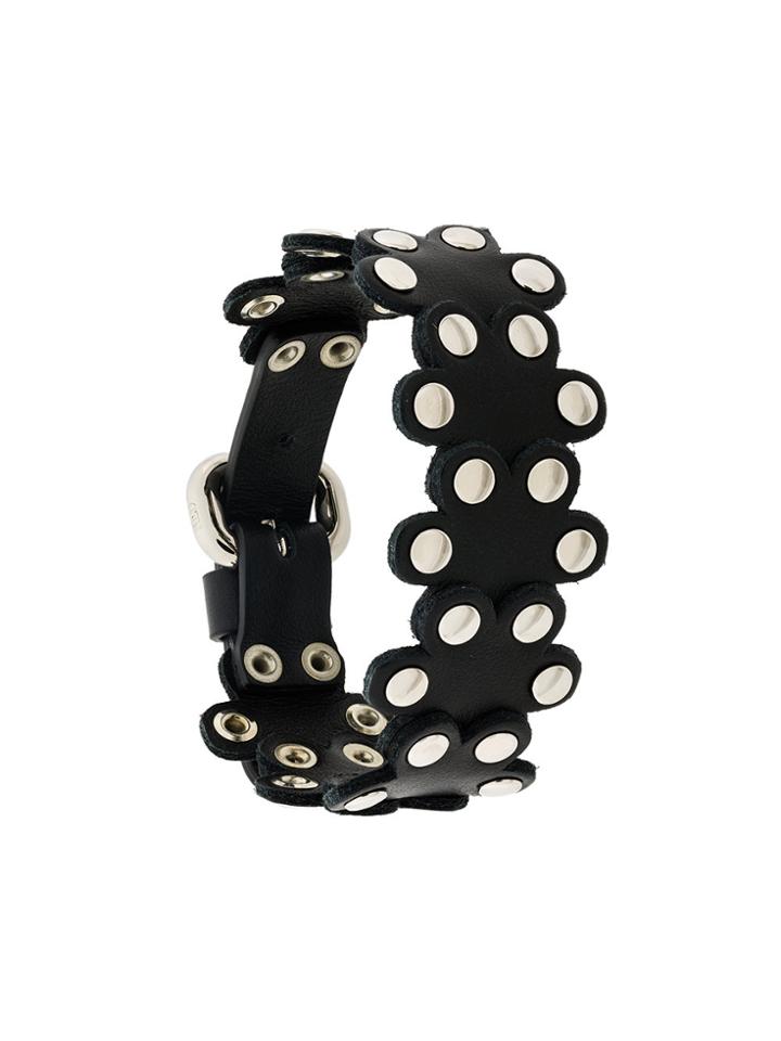 Red Valentino Flower Puzzle Bracelet - Black