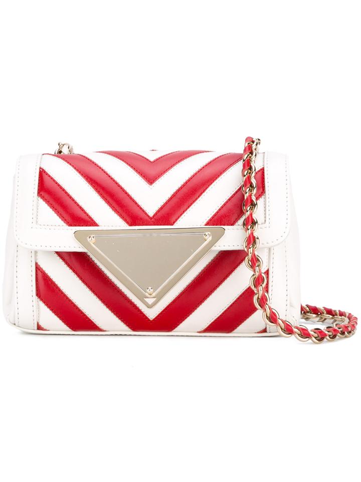Sara Battaglia Elizabeth Mini Crossbody Bag - Red