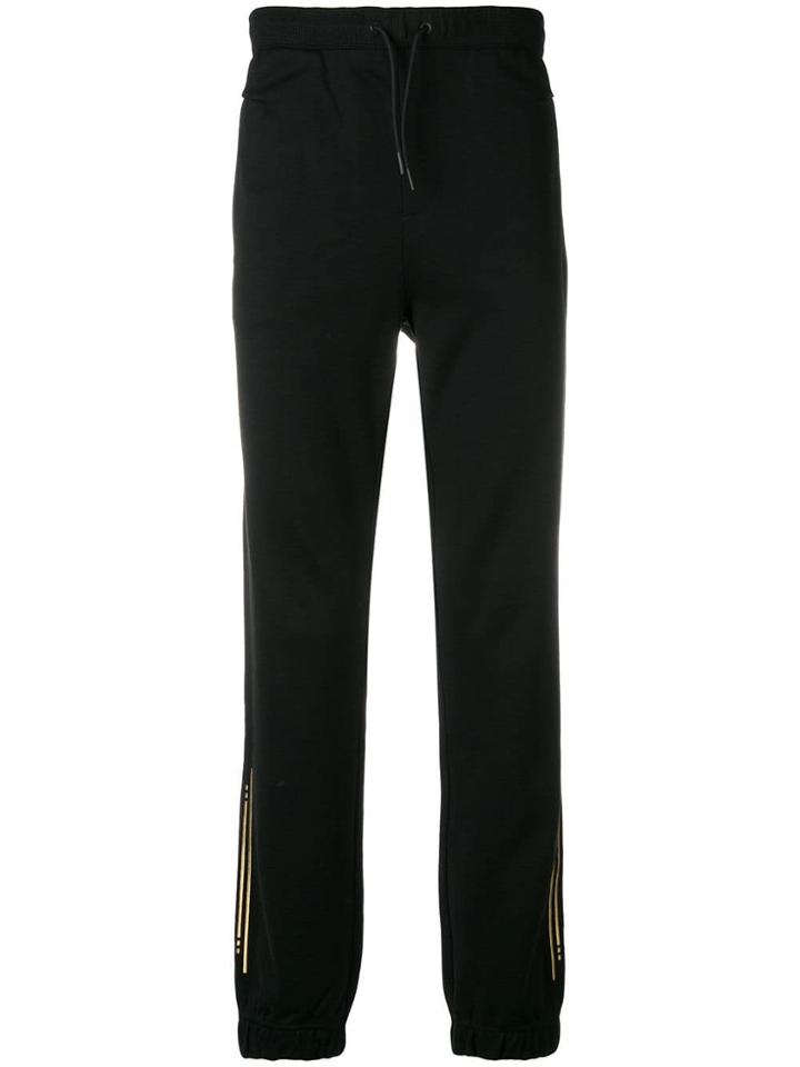Boss Hugo Boss Metallic Embroidered Track Pants - Black