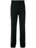 Boss Hugo Boss Metallic Embroidered Track Pants - Black