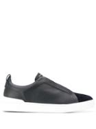 Ermenegildo Zegna Classic Lace-up Sneakers - Blue
