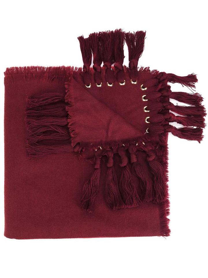 Chloé Tassel, Women's, Red, Silk/wool/cashmere