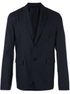 Haider Ackermann Two Button Blazer, Men's, Size: 52, Blue, Cotton