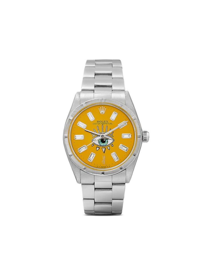 Jacquie Aiche Rolex Oyster Perpetual Eye 40mm - Metallic