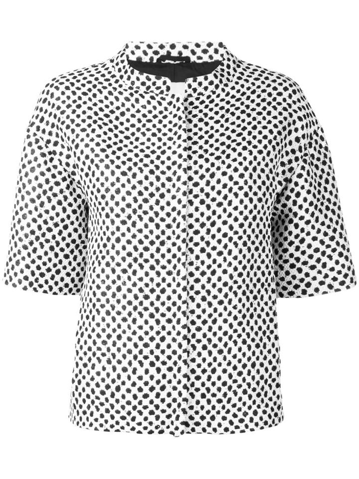 Herno Spotted Zip Jacket - White
