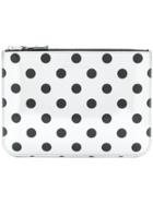 Comme Des Garçons Polka Dot Pouch - Metallic