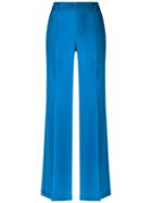 Reinaldo Lourenço - Silk Trousers - Women - Silk - 46, Blue, Silk
