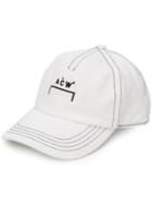 A-cold-wall* Contrast Stitch Baseball Cap - White