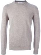 Brunello Cucinelli Cashmere Crew Neck Jumper, Men's, Size: 48, Nude/neutrals, Cashmere