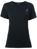 Diesel Logo Flamingo T-shirt, Women's, Size: Medium, Black, Cotton