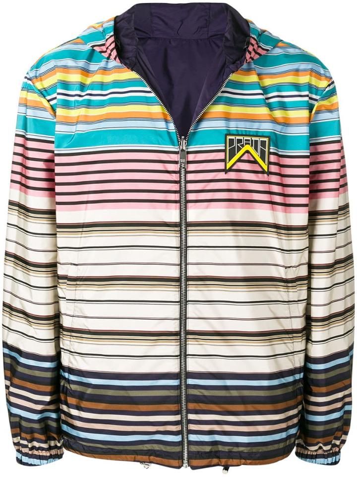 Prada Reversible Parka Jacket - Neutrals