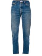 Re/done Slim-fit Cropped Jeans - Blue