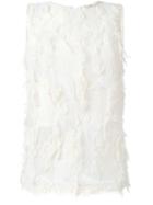 Erika Cavallini 'koyo' Top, Women's, Size: 42, Nude/neutrals, Cotton/polyamide