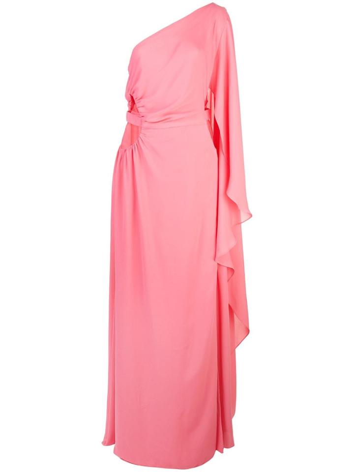 Cult Gaia Cosette Asymmetric Gown - Pink