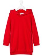 Givenchy Kids Logo Print Sweatshirt Dress - Red