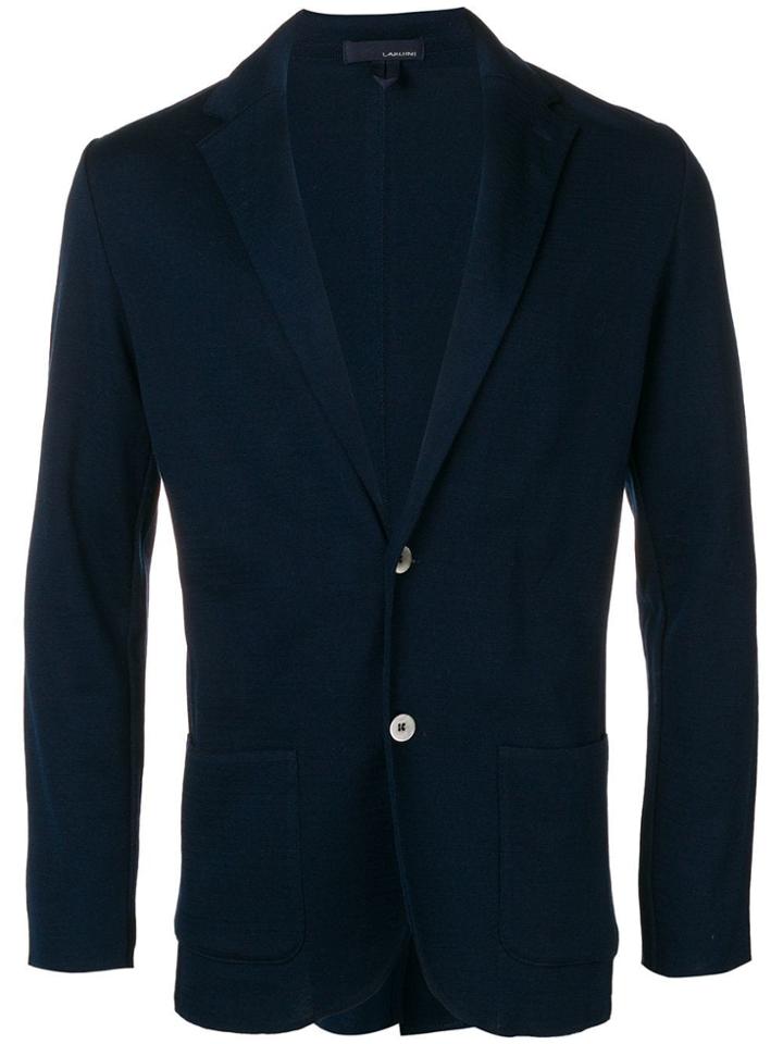 Lardini Lightweight Cotton Blazer - Blue
