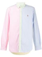 Polo Ralph Lauren Rainbow Striped Sports Shirt - Blue