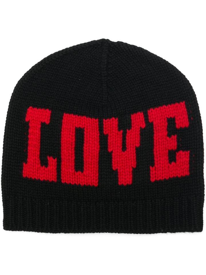 Dolce & Gabbana Love Beanie Hat - Black