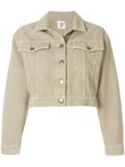 Closed Cropped Corduroy Jacket - Nude & Neutrals