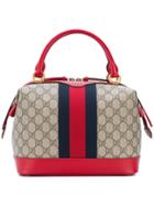 Gucci Gg Supreme Tote Bag - Red