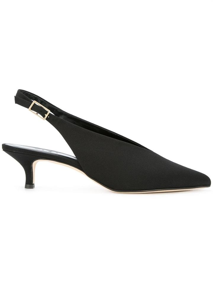 Tibi Lia Slingback Pumps - Black