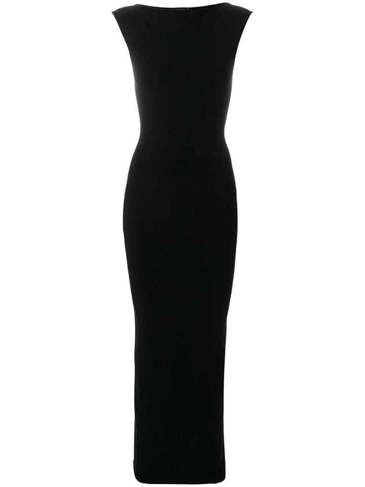 Dsquared2 Wide Neck Column Dress - Black