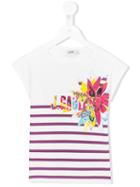Jean Paul Gaultier - Striped T-shirt - Kids - Cotton/spandex/elastane - 8 Yrs, Girl's, White