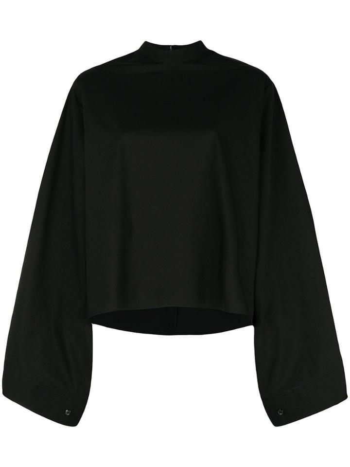 Mm6 Maison Margiela Wide Sleeve Blouse - Black