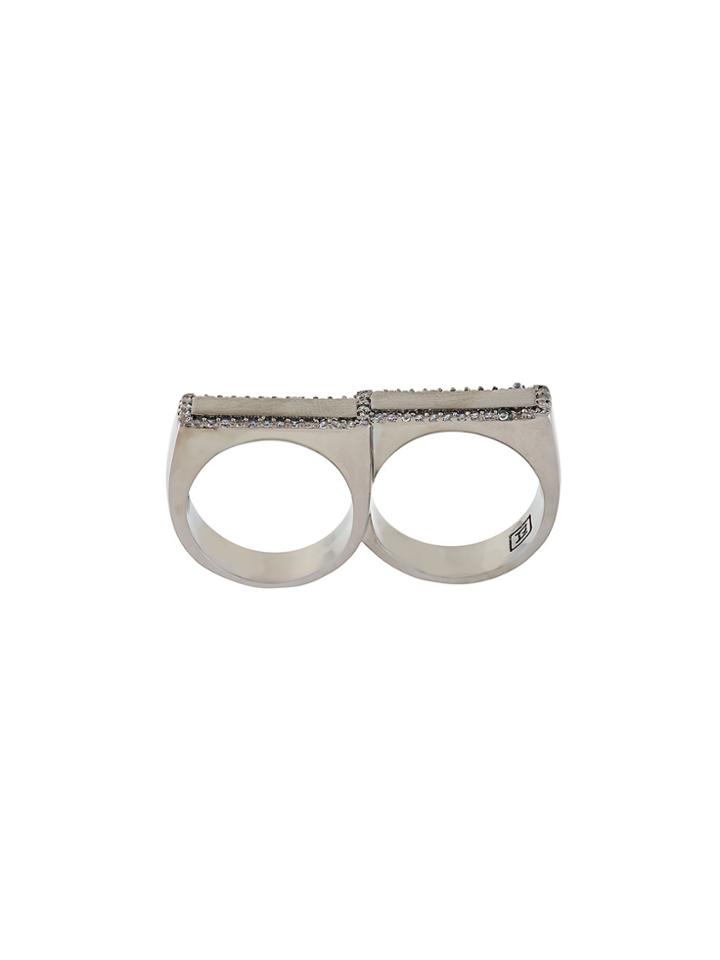 Federica Tosi Double Ring - Metallic