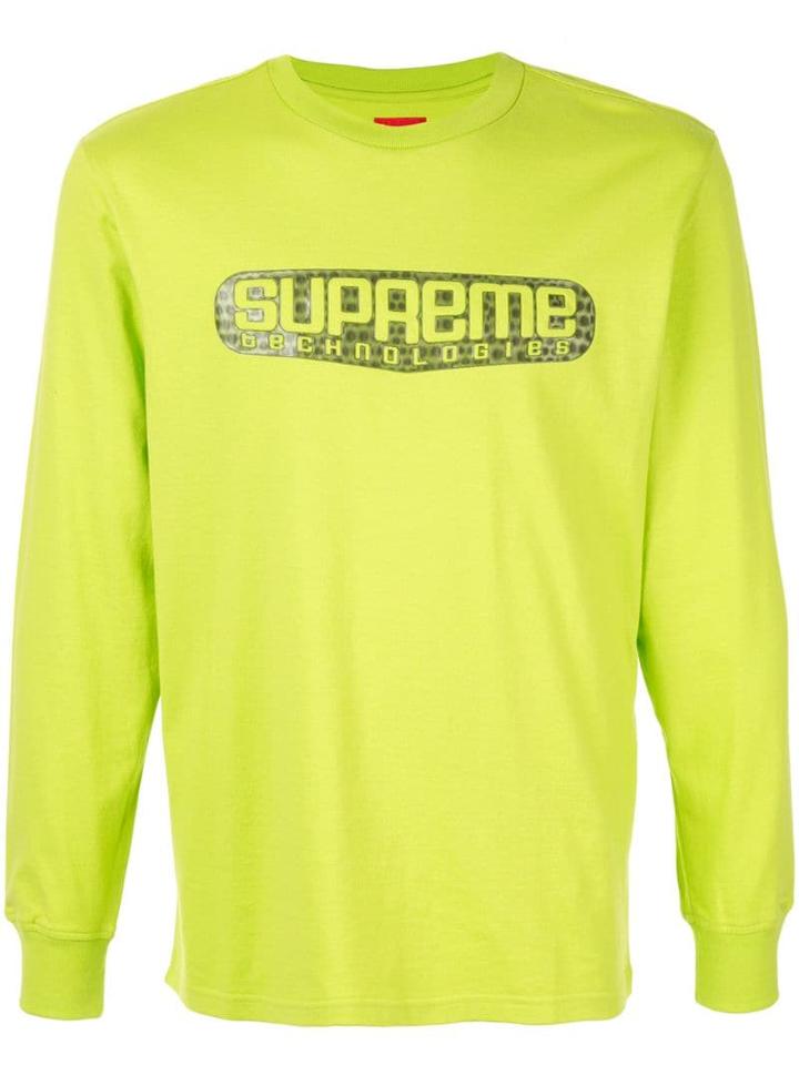 Supreme Tech Long-sleeved T-shirt - Green