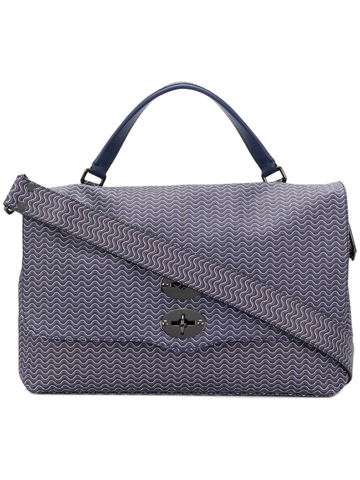 Zanellato Printed Tote - Blue