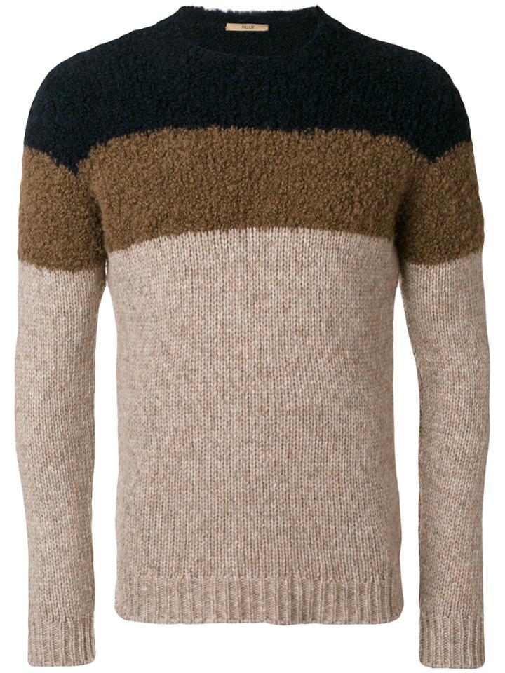 Nuur Tri-tone Sweater - Brown