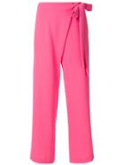 P.a.r.o.s.h. Tied Waist Trousers - Pink & Purple