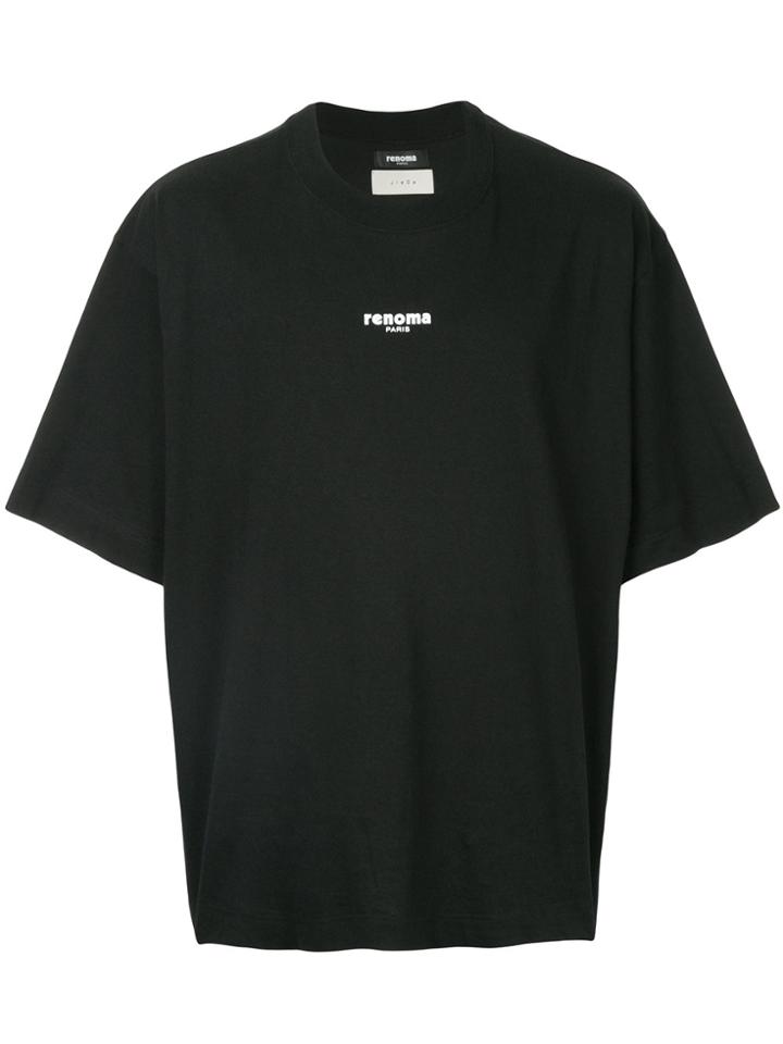 Jieda Back Printed T-shirt - Black