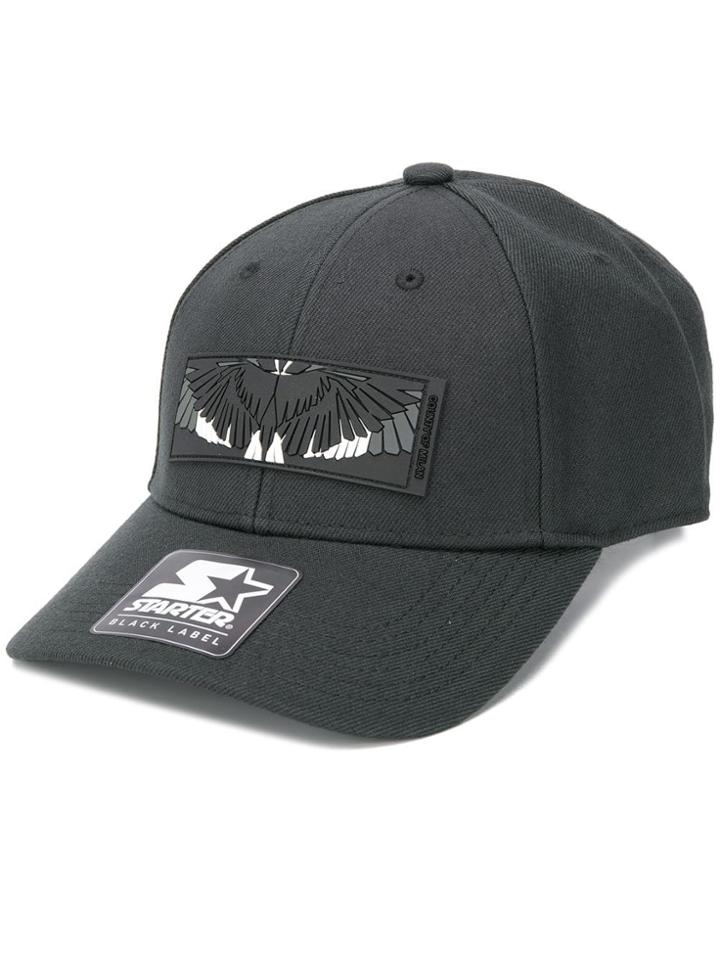 Marcelo Burlon County Of Milan Wings Patch Baseball Cap - Black