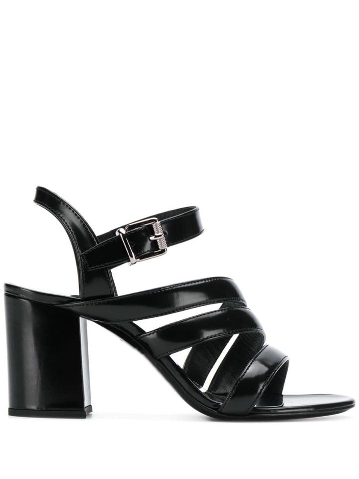 Barbara Bui Open-toe Buckle Sandals - Black