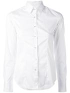 Xacus - Lucy Slim-fit Shirt - Women - Cotton/nylon/spandex/elastane - 44, White, Cotton/nylon/spandex/elastane