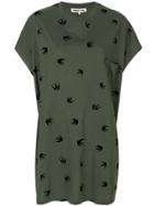 Mcq Alexander Mcqueen Swallow Long T-shirt - Green