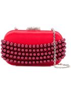 Corto Moltedo Embellished Susan Clutch Bag - Red