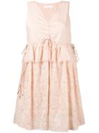 See By Chloé Embroidered V-neck Dress - Neutrals