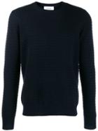 Dondup Crew Neck Ribbed Sweater - Blue