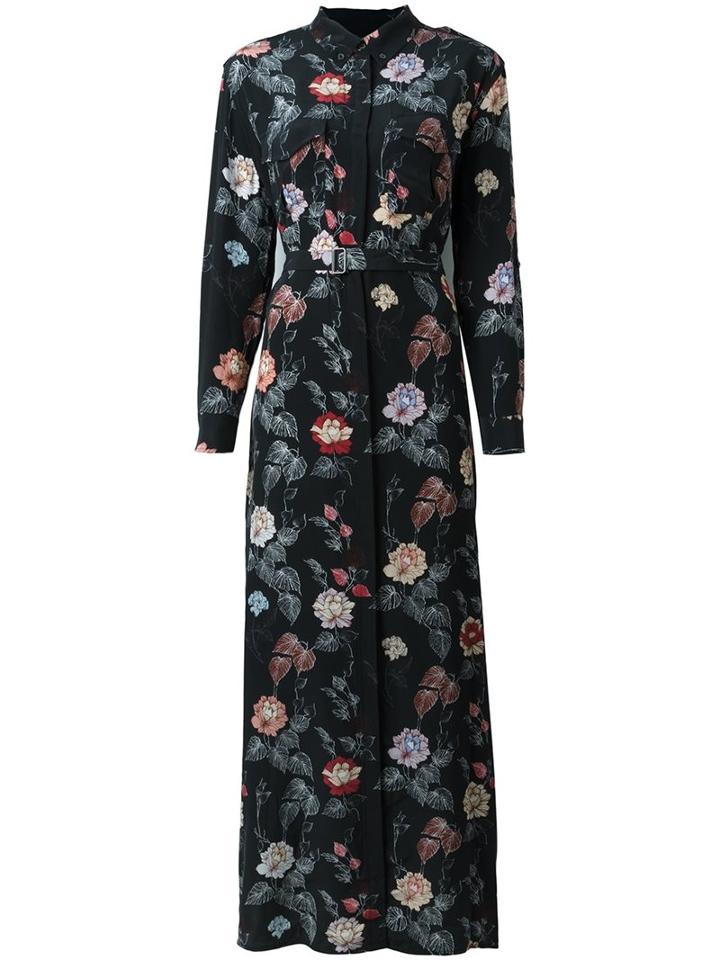 Equipment Floral Print Maxi Dress