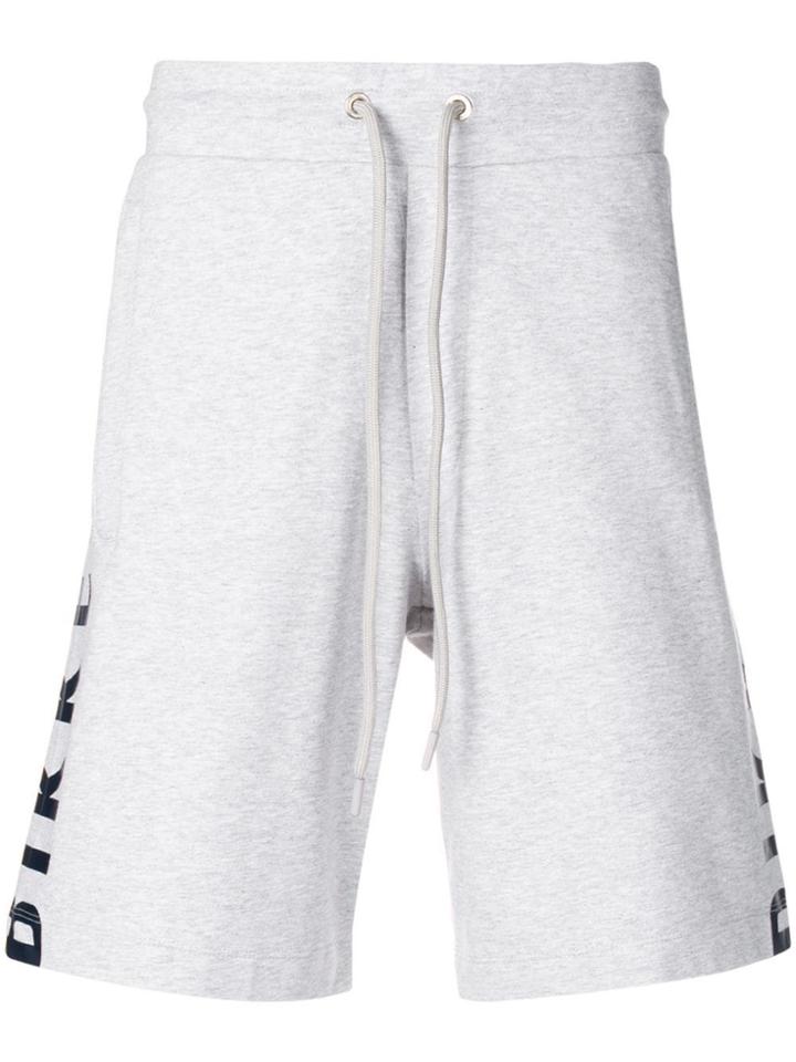 Dirk Bikkembergs Drawstring Logo Shorts - Grey