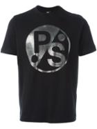 Ps By Paul Smith Logo Print T-shirt, Men's, Size: Medium, Black, Cotton