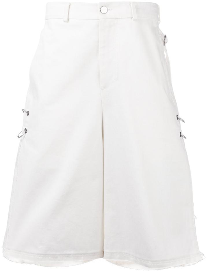 Damir Doma Rings Applique Shorts, Men's, Size: Large, Nude/neutrals, Cotton