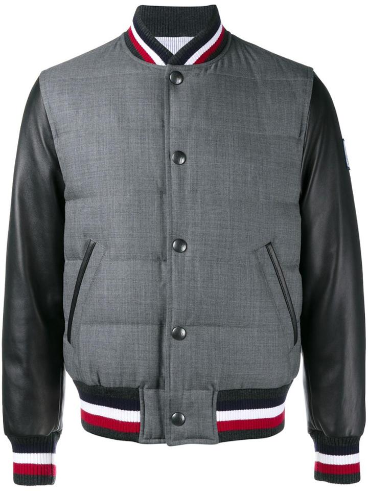 Moncler Gamme Bleu Varsity Jacket - Grey