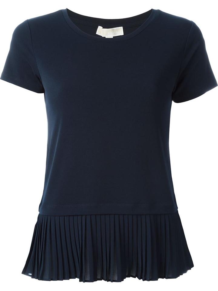 Michael Michael Kors Pleated Detail T-shirt